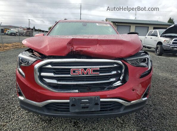 3GKALVEVXKL236159 2019 GMC TERRAIN Burgundy წინა ხედი