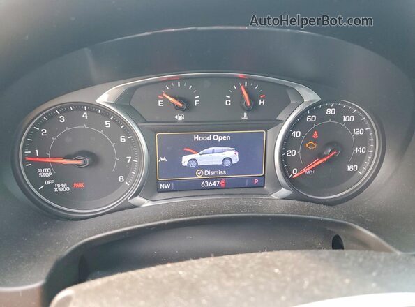 3GKALVEVXLL300735 2020 GMC TERRAIN Silver Vista del cuadro de instrumentos