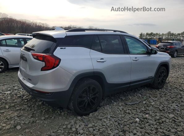3GKALVEVXLL300735 2020 GMC TERRAIN Silver Trasero derecho