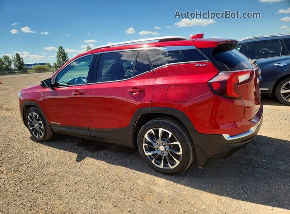 3GKALVEVXNL112736 2022 GMC TERRAIN Red Trasero izquierdo