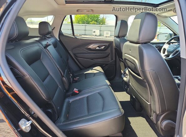 3GKALVEVXNL116494 2022 GMC TERRAIN Black Vista de los asientos traseros