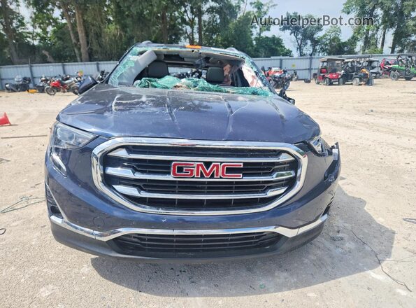 3GKALVEX0JL217880 2018 GMC TERRAIN Blue Դիմացի տեսք