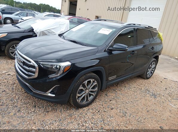 3GKALVEX0LL101775 2020 GMC TERRAIN Black Vista tres cuartos delantera izquierda
