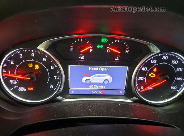 3GKALVEX0LL300907 2020 GMC TERRAIN Gray Սարքավորումների վահանակի տեսք