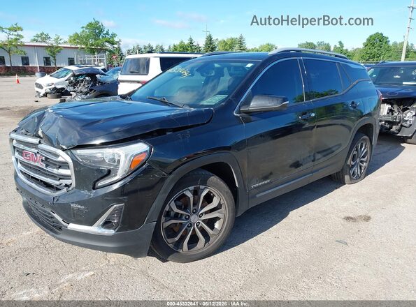 3GKALVEX2KL206185 2019 GMC TERRAIN Черный Передняя левая четверть