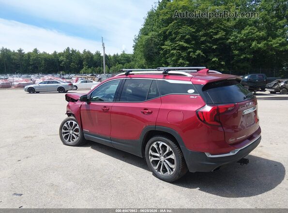 3GKALVEX3KL130928 2019 GMC TERRAIN Burgundy Задня ліва чверть