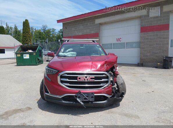 3GKALVEX3KL130928 2019 GMC TERRAIN Burgundy Вид спереду