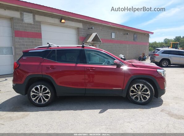 3GKALVEX3KL130928 2019 GMC TERRAIN Burgundy Вид задньої частини салону