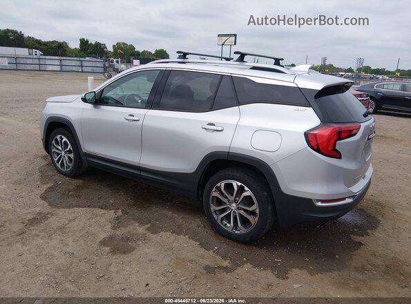 3GKALVEX4KL286136 2019 GMC TERRAIN Silver Հետևի ձախ