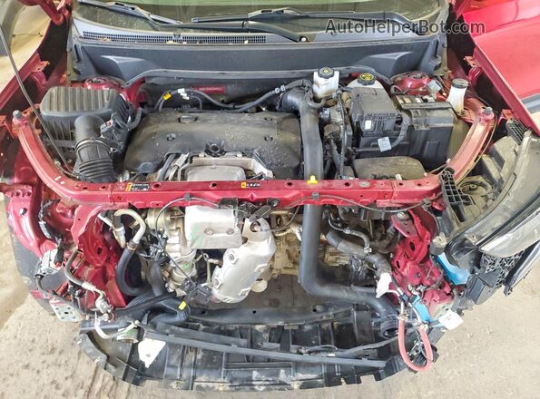 3GKALVEX4KL340941 2019 GMC TERRAIN Red Vista del compartimento del motor