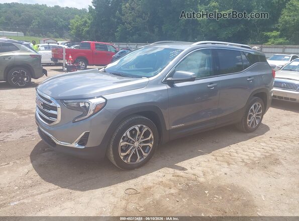 3GKALVEX7LL289453 2020 GMC TERRAIN Gray Передня ліва чверть