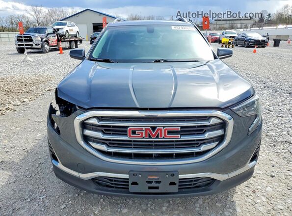 3GKALVEX8JL205380 2018 GMC TERRAIN Gray Вид спереду