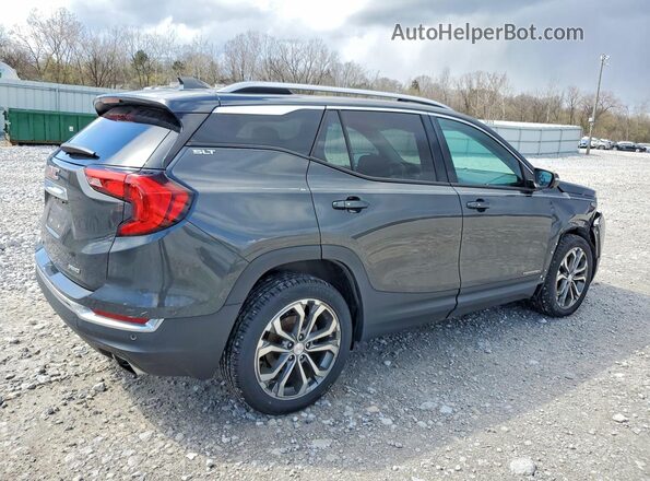 3GKALVEX8JL205380 2018 GMC TERRAIN Gray Задня права чверть