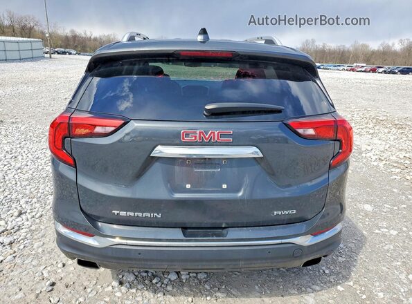3GKALVEX8JL205380 2018 GMC TERRAIN Gray Вид ззаду