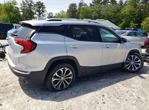 3GKALVEX8JL296070 2018 GMC TERRAIN Silver Trasero derecho