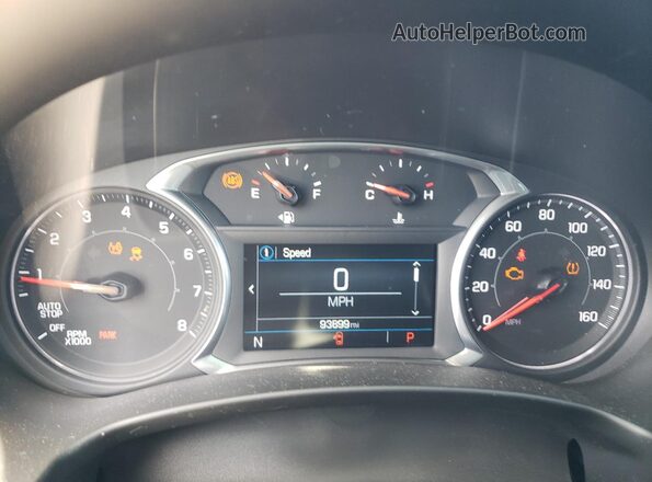 3GKALVEX8JL296070 2018 GMC TERRAIN Silver Vista del cuadro de instrumentos