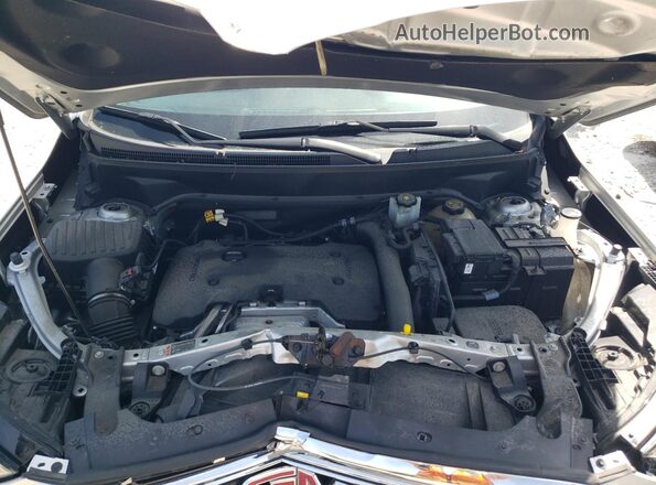 3GKALVEX8JL296070 2018 GMC TERRAIN Silver Vista del compartimento del motor