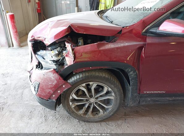 3GKALVEX8KL100193 2019 GMC TERRAIN Red Front view