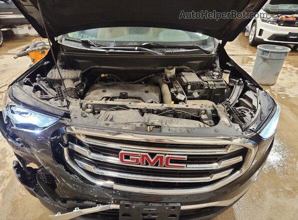 3GKALVEX9JL141401 2018 GMC TERRAIN Black Vista del compartimento del motor