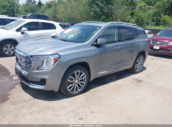 3GKALXEG2RL401340 2024 GMC TERRAIN Gray Առջևի ձախ երեք քառորդ տեսարան