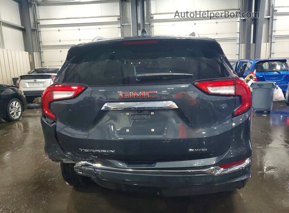 3GKALXEV6NL293376 2022 GMC TERRAIN Серый Вид сзади