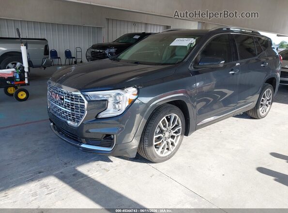 3GKALXEV8NL261903 2022 GMC TERRAIN Черный Передняя левая четверть