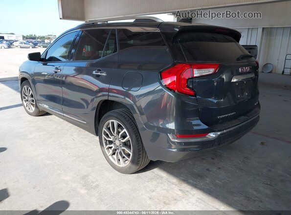 3GKALXEV8NL261903 2022 GMC TERRAIN Черный Задняя левая четверть