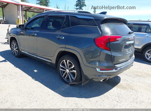 3GKALXEX0JL144506 2018 GMC TERRAIN Gray Tył lewy