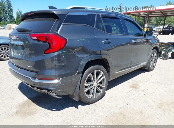 3GKALXEX0JL144506 2018 GMC TERRAIN Gray Tył prawy