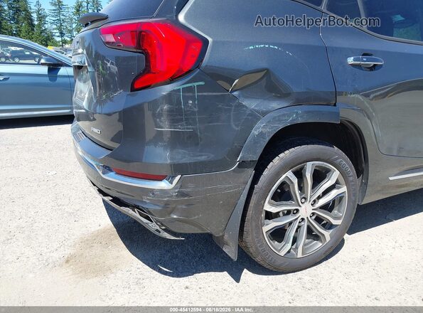 3GKALXEX0JL144506 2018 GMC TERRAIN Gray Widok z przodu