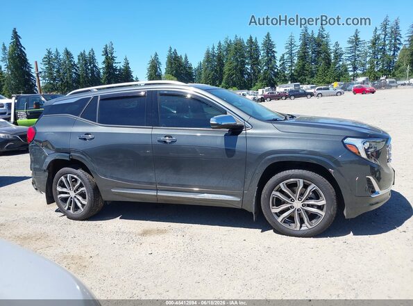 3GKALXEX0JL144506 2018 GMC TERRAIN Gray Widok wnętrza 360 stopni