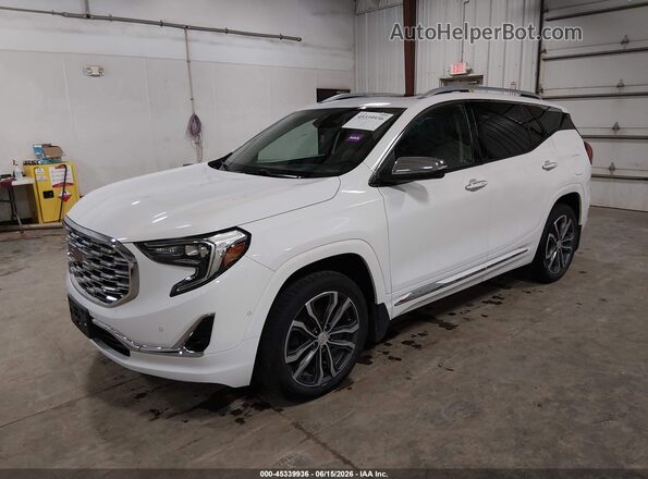 3GKALXEX0JL247005 2018 GMC TERRAIN White Przód lewy