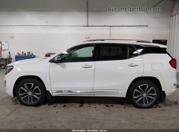 3GKALXEX0JL247005 2018 GMC TERRAIN White Widok wnętrza 360 stopni