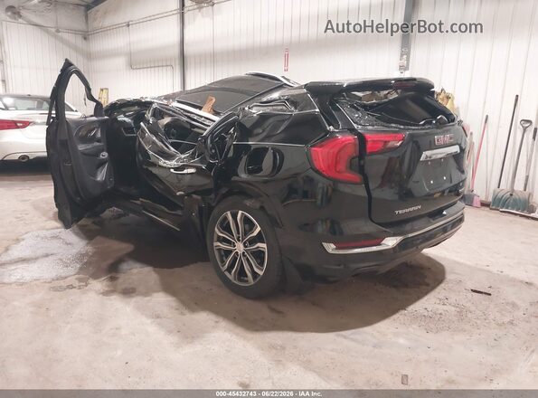 3GKALXEX0JL251779 2018 GMC TERRAIN Black Trasero izquierdo