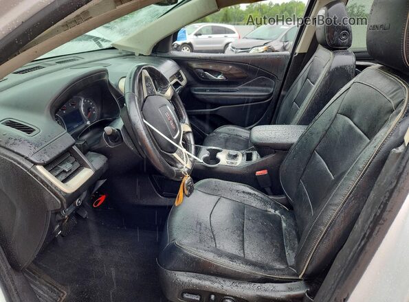 3GKALXEX0KL229590 2019 GMC TERRAIN White Vista interior delantera