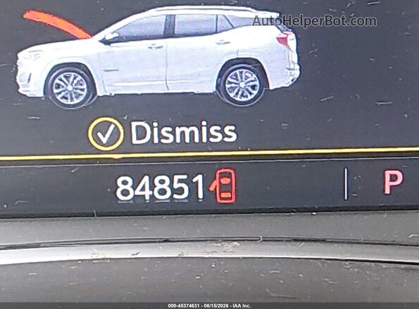 3GKALXEX0KL277820 2019 GMC TERRAIN Black 