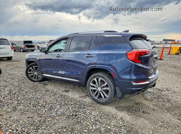 3GKALXEX1KL161378 2019 GMC TERRAIN Blue Tył lewy