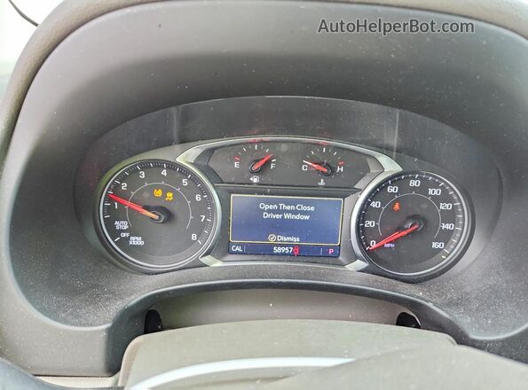 3GKALXEX1KL161378 2019 GMC TERRAIN Blue Widok zestawu wskaźników