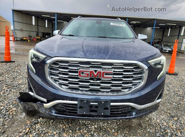 3GKALXEX1KL161378 2019 GMC TERRAIN Blue Widok z przodu