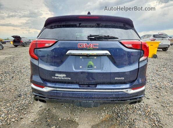 3GKALXEX1KL161378 2019 GMC TERRAIN Blue Widok z tyłu
