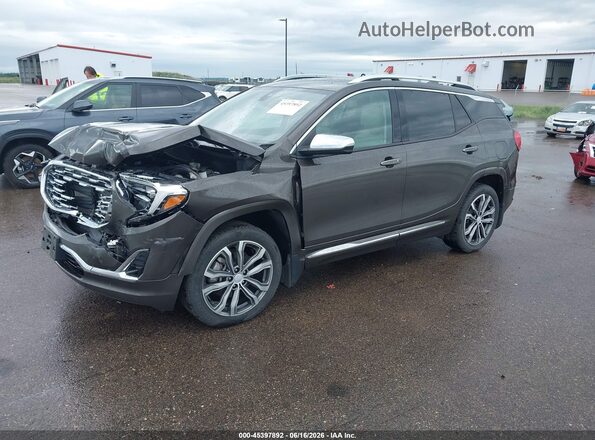 3GKALXEX3KL212959 2019 GMC TERRAIN Brown Vista tres cuartos delantera izquierda