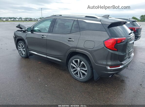 3GKALXEX3KL212959 2019 GMC TERRAIN Brown Trasero izquierdo