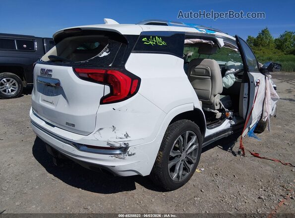 3GKALXEX4LL304566 2020 GMC TERRAIN White Trasero derecho
