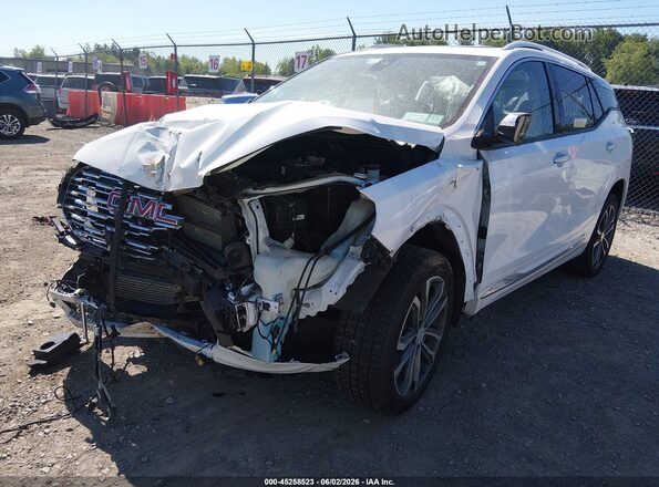 3GKALXEX4LL304566 2020 GMC TERRAIN White Vista tres cuartos delantera izquierda