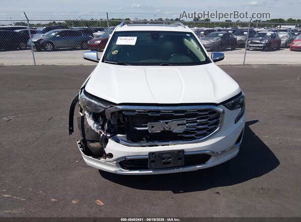 3GKALXEX5JL148437 2018 GMC TERRAIN White Вид щитка приладів
