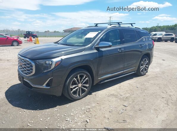 3GKALXEX5JL281280 2018 GMC TERRAIN Gray Przód lewy