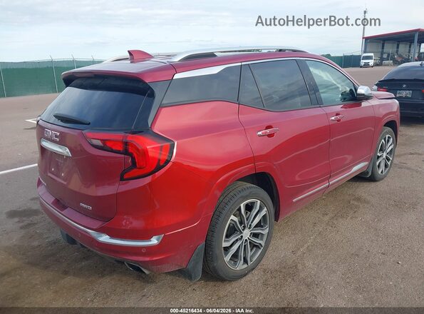 3GKALXEX5LL113755 2020 GMC TERRAIN Red უკანა მარჯვენა