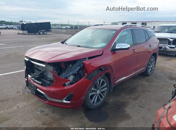 3GKALXEX5LL113755 2020 GMC TERRAIN Red წინა მარცხენა ხედი სამი მეოთხედიდან