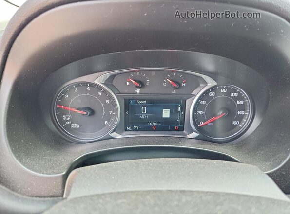 3GKALXEX6JL405315 2018 GMC TERRAIN Black Instrument cluster view