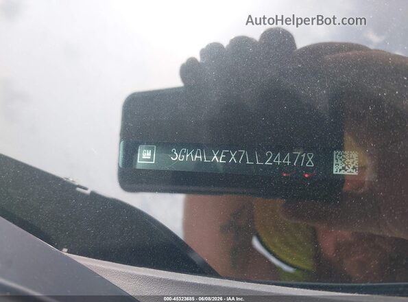3GKALXEX7LL244718 2020 GMC TERRAIN Silver Engine compartment view